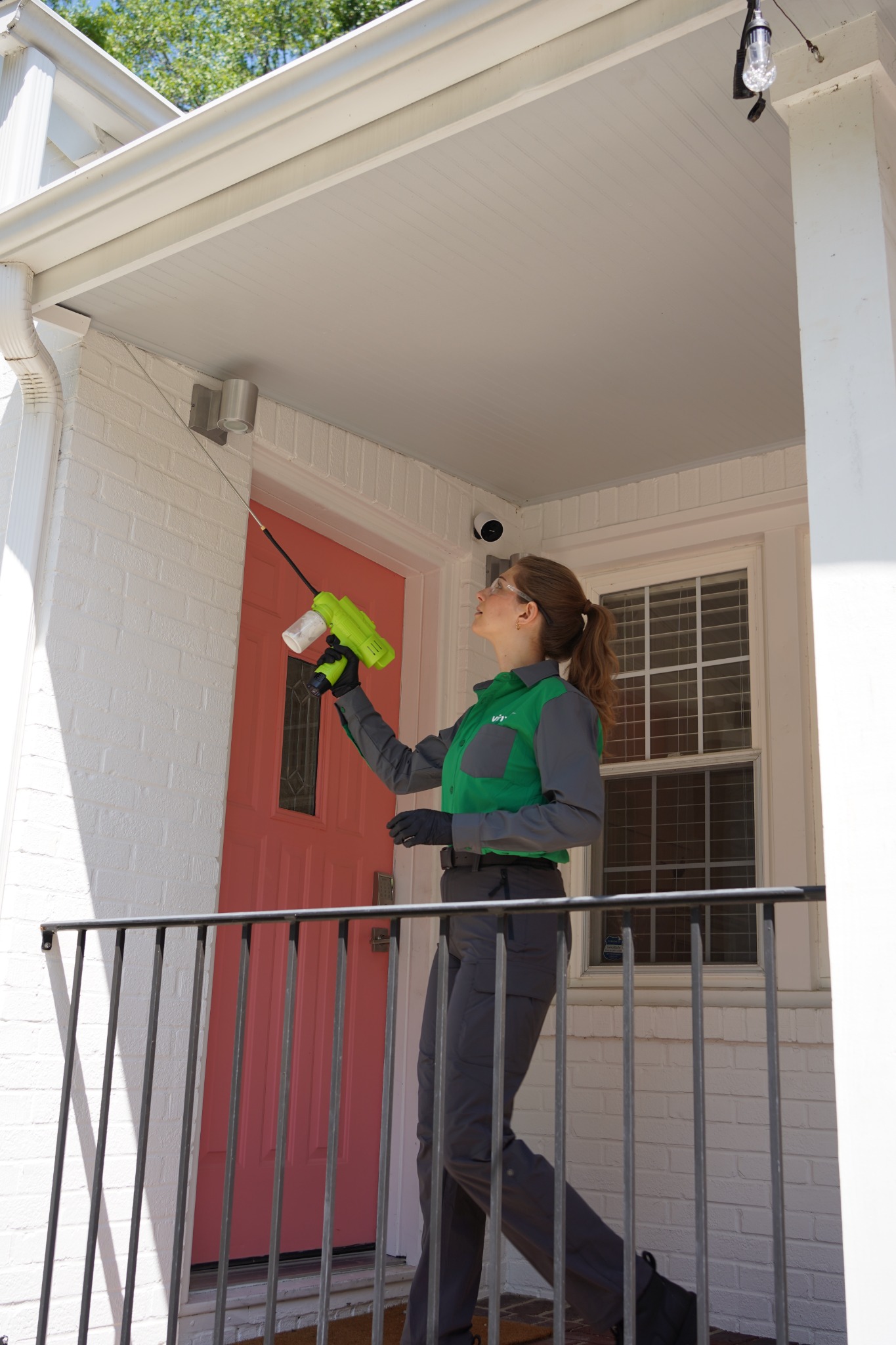 Vinx technician performing dust injection treatment in North Charleston